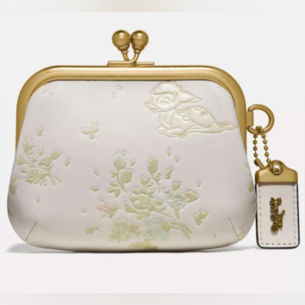 Coach Disney Bambi KissLock Frame Pouch